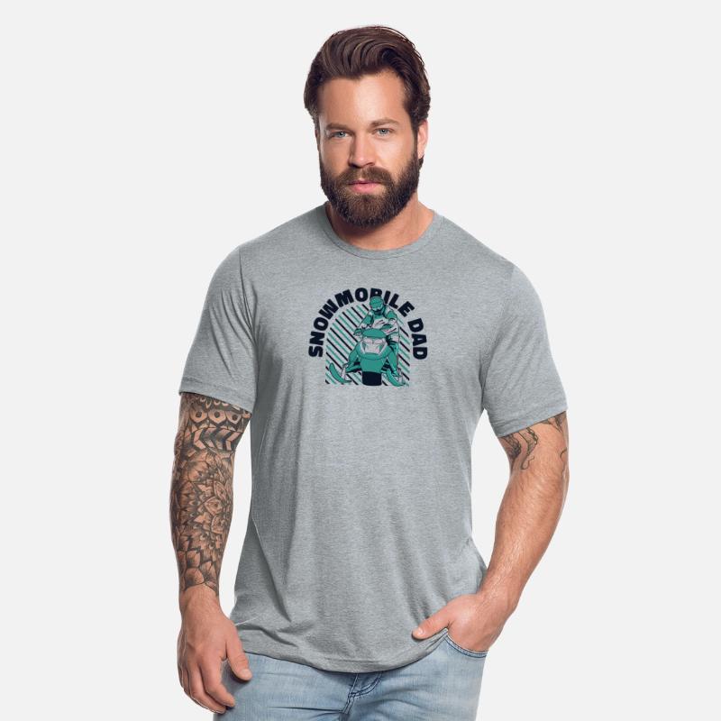Snowmobile Dad Sledding Snowbike Racer Snowmobile