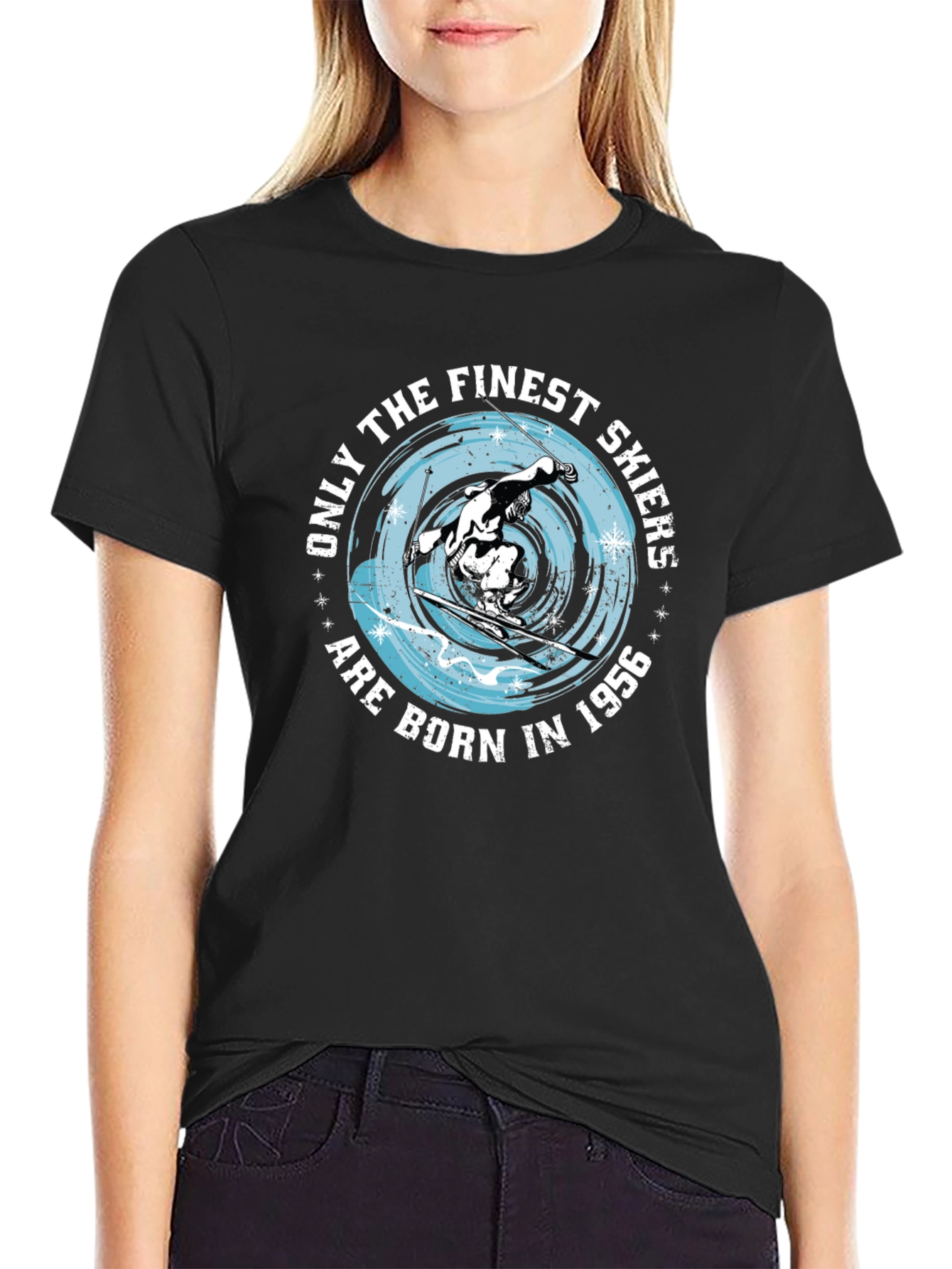 Finest Skiers Born in 1956 T-Shirt