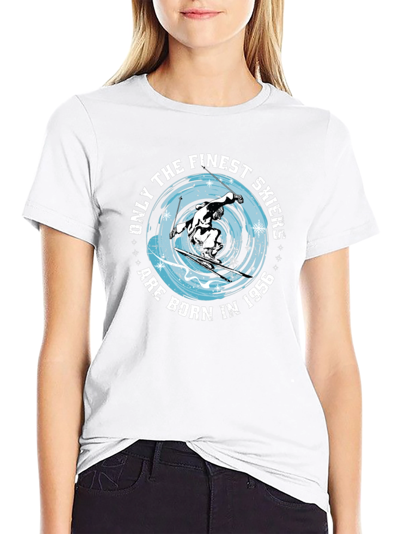 Finest Skiers Born in 1956 T-Shirt