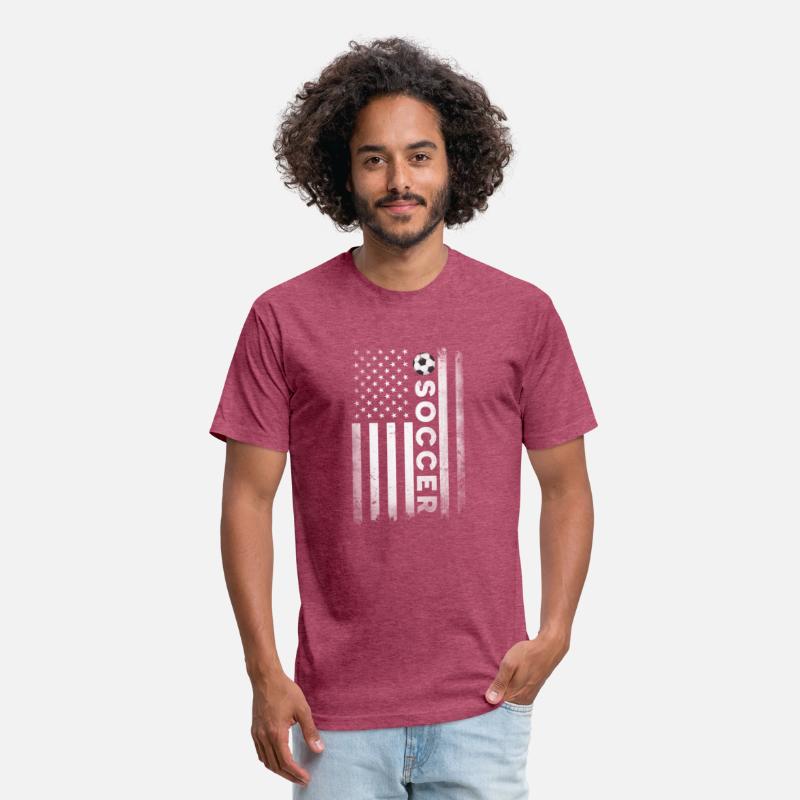 Soccer Player Usa Us American Flag
