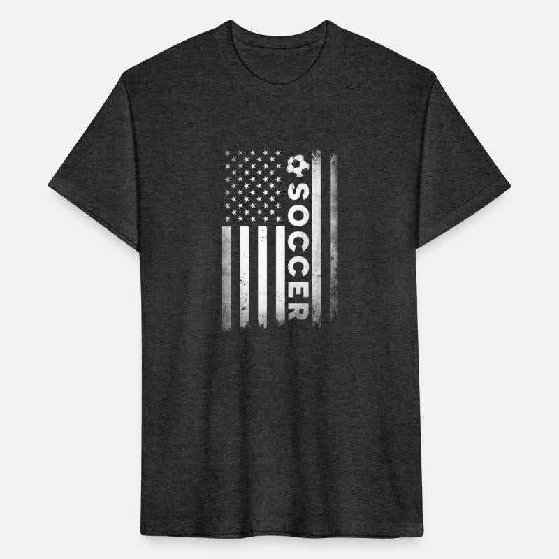 Soccer Player Usa Us American Flag