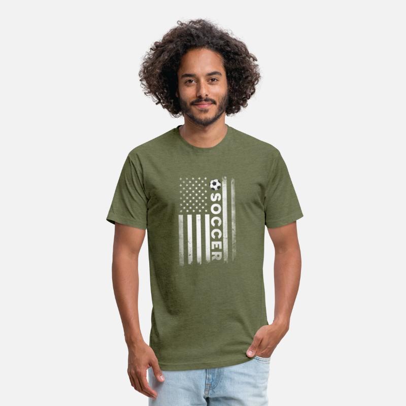 Soccer Player Usa Us American Flag