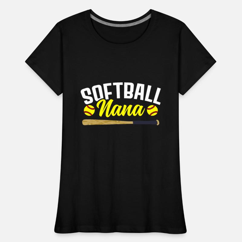 Softball Player Grandma Mothers Day Softball Nana