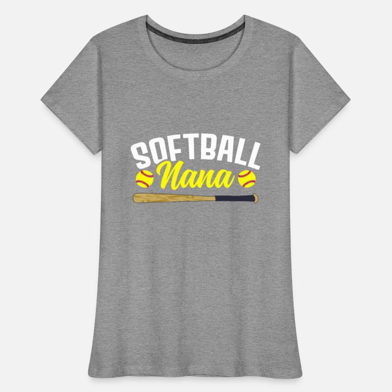Softball Player Grandma Mothers Day Softball Nana