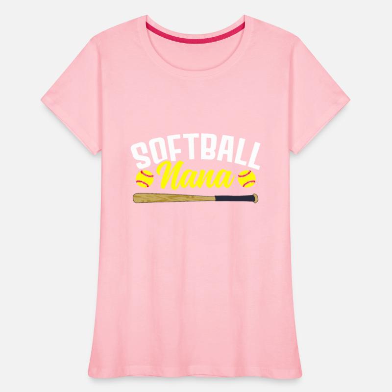 Softball Player Grandma Mothers Day Softball Nana