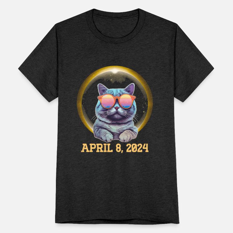Solar Eclipse Shirt 2024 Cat Total Solar Eclipse