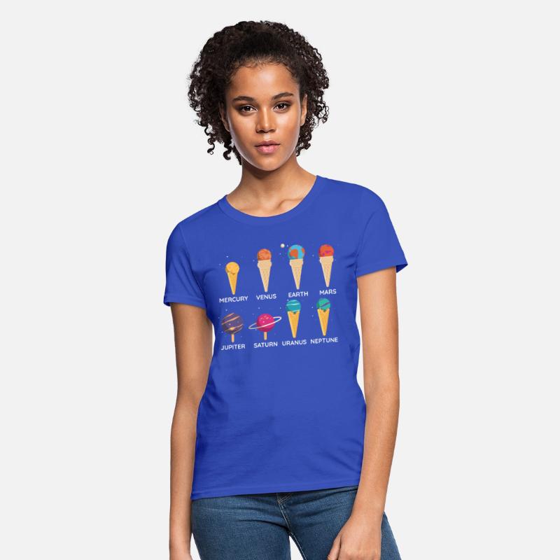 Solar System Planet Ice Cream Stem Space