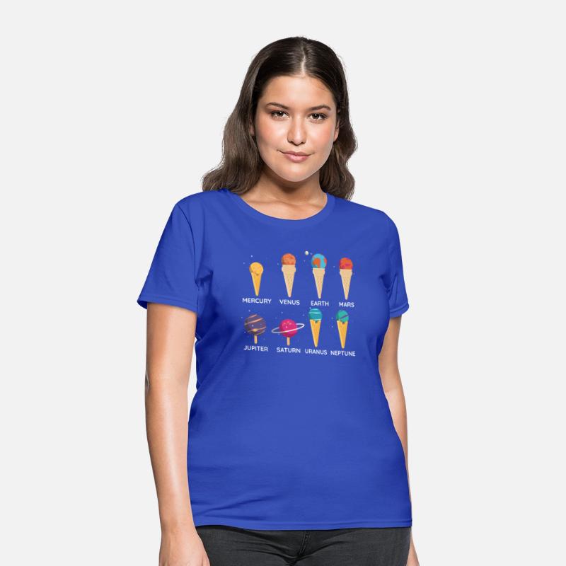 Solar System Planet Ice Cream Stem Space