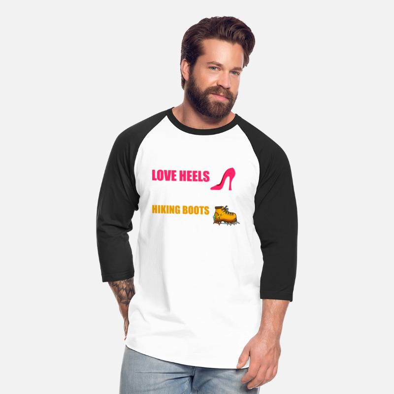 Some girls love heels loves hiking boots t shirt