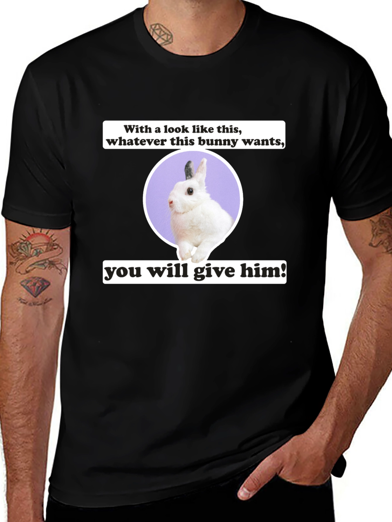Funny Bunny Wants T-Shirt