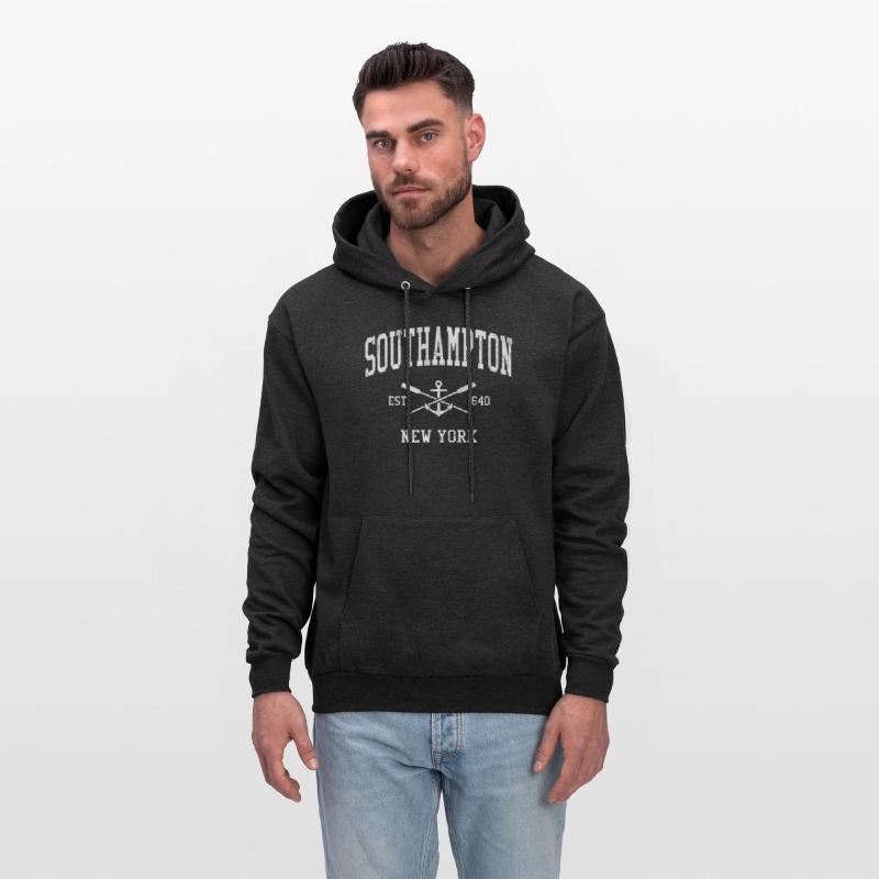 Southampton Ny Crossed Oars Boat Anchor Sports