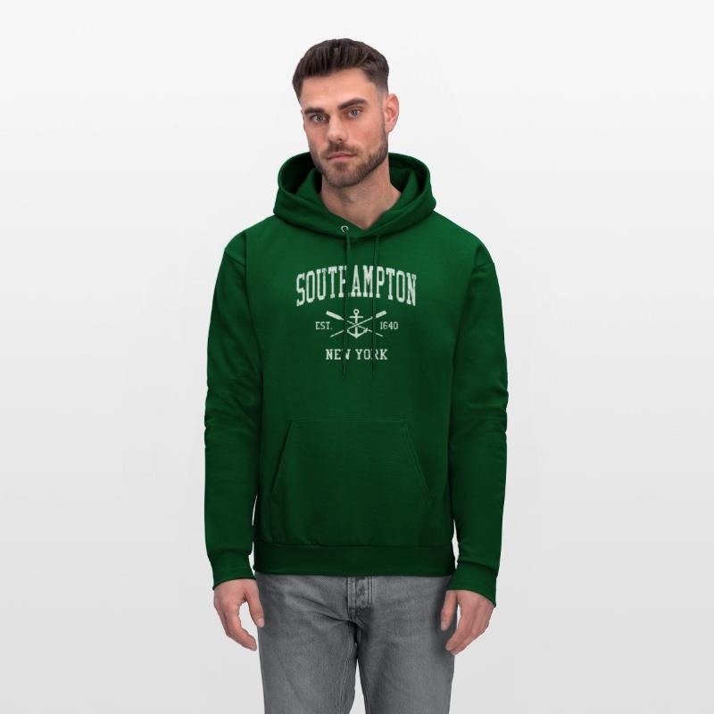 Southampton Ny Crossed Oars Boat Anchor Sports
