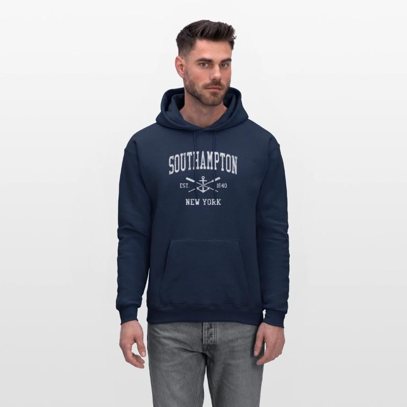 Southampton Ny Crossed Oars Boat Anchor Sports