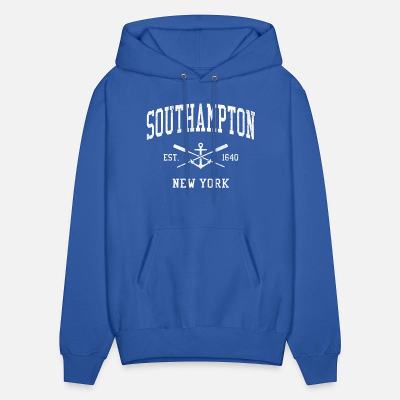 Southampton Ny Crossed Oars Boat Anchor Sports