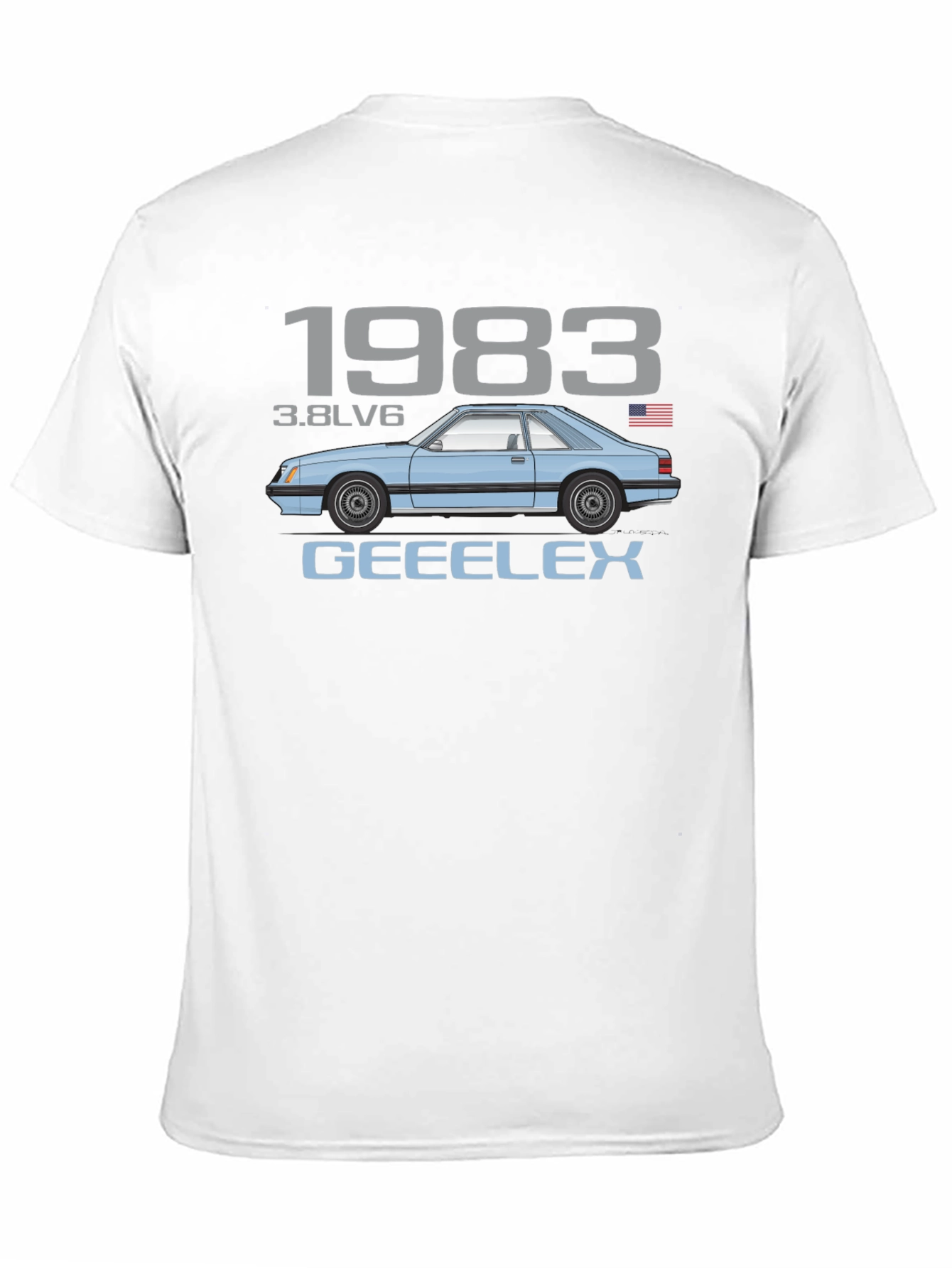 1983 3.8LV6 Car Graphic T-Shirt