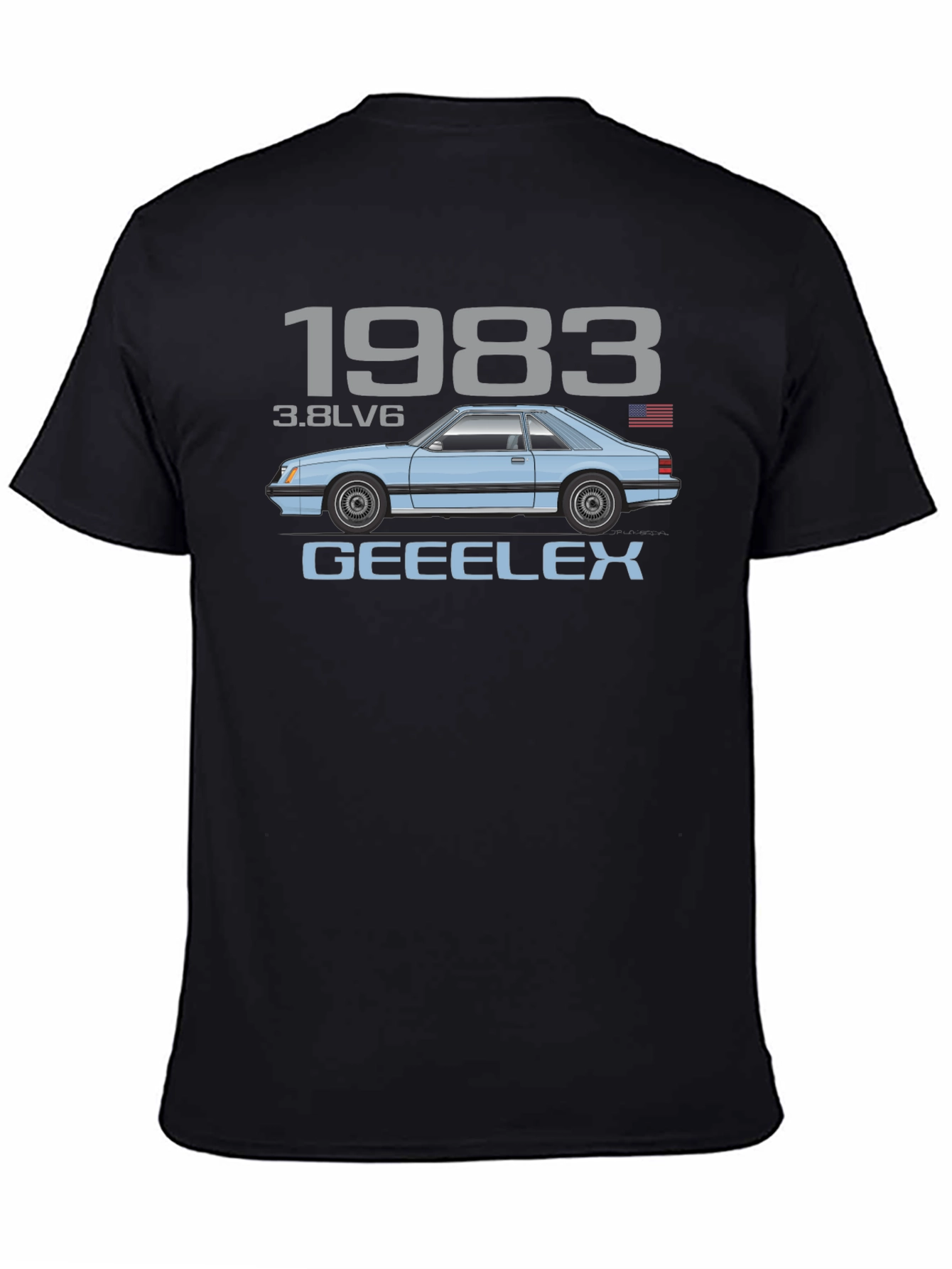 1983 3.8LV6 Car Graphic T-Shirt