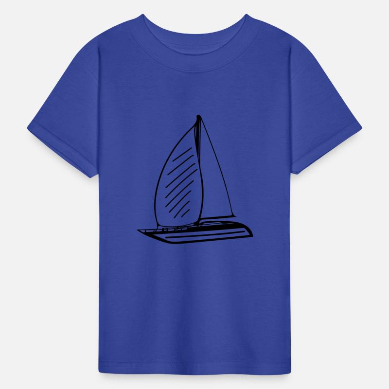 Sporty Sailing Boat With Sails