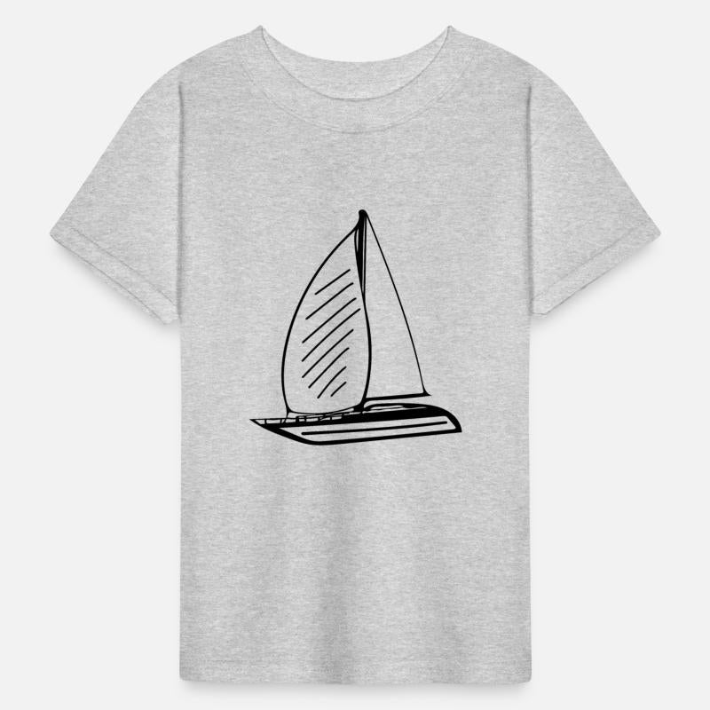 Sporty Sailing Boat With Sails