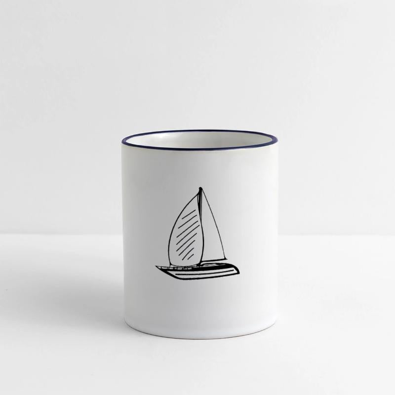 Sporty Sailing Boat With Sails