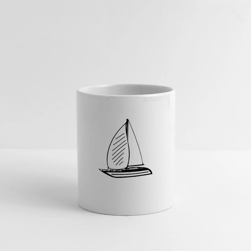 Sporty Sailing Boat With Sails