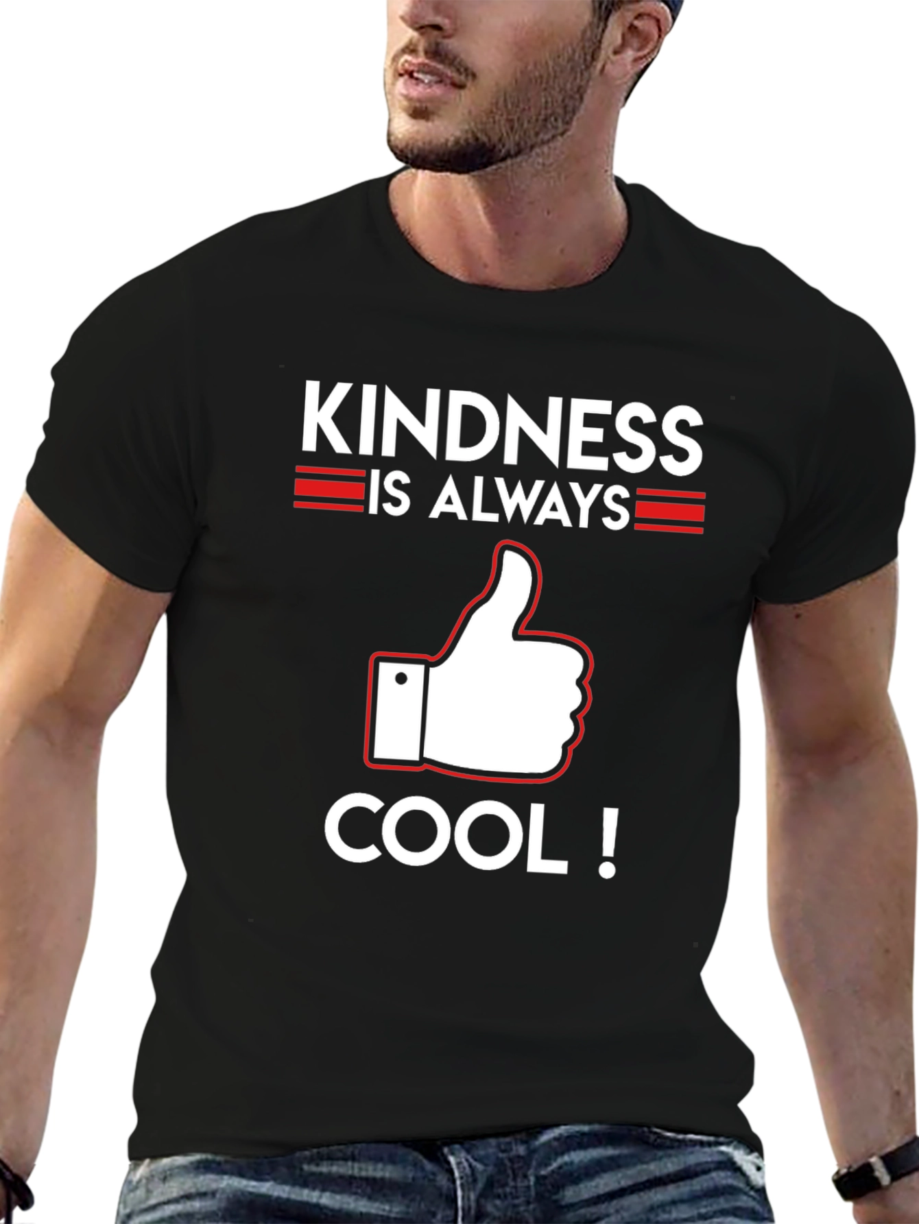 Kindness is Always Cool T-Shirt - Positive Message Tee