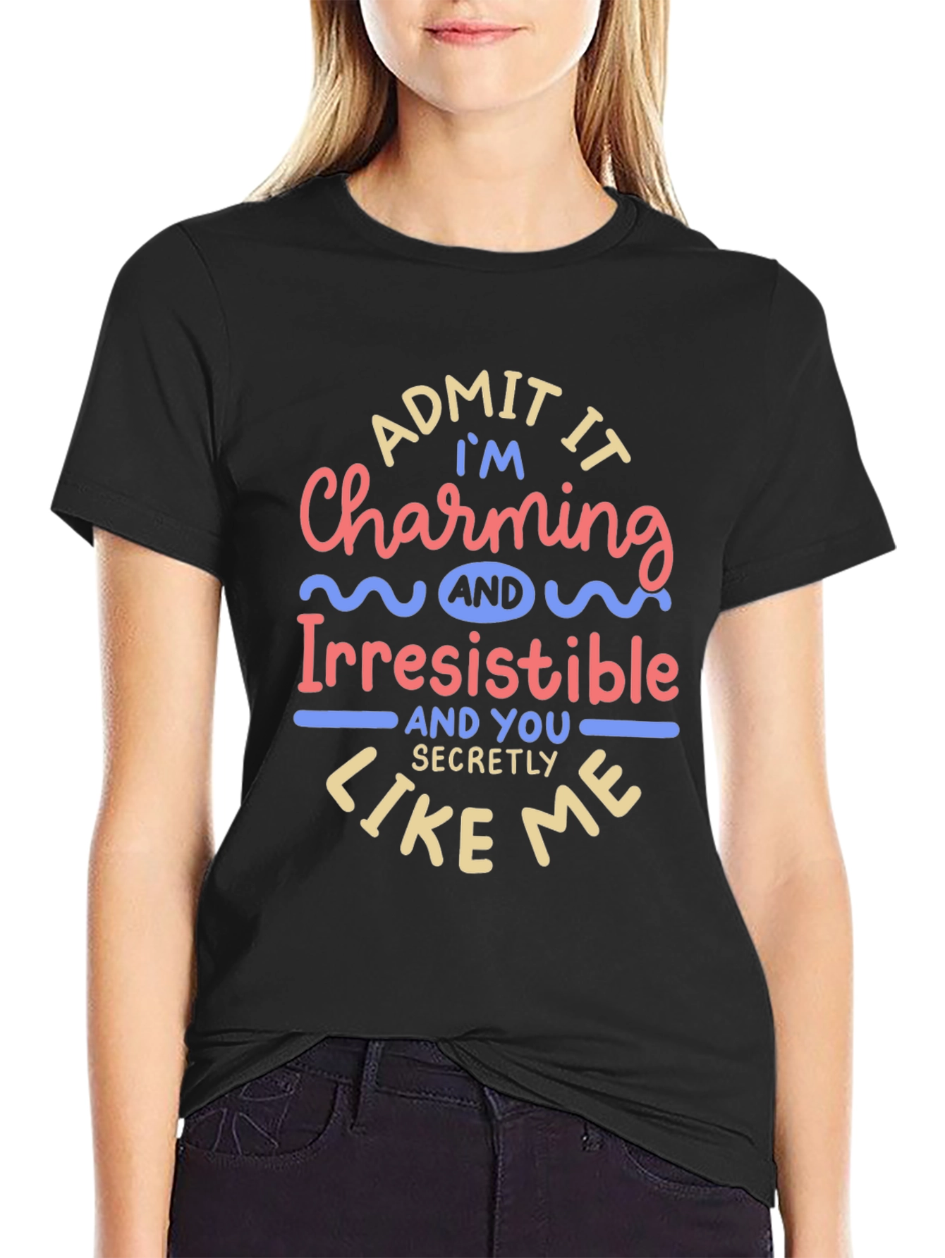 Charming & Irresistible Mens Graphic Tee