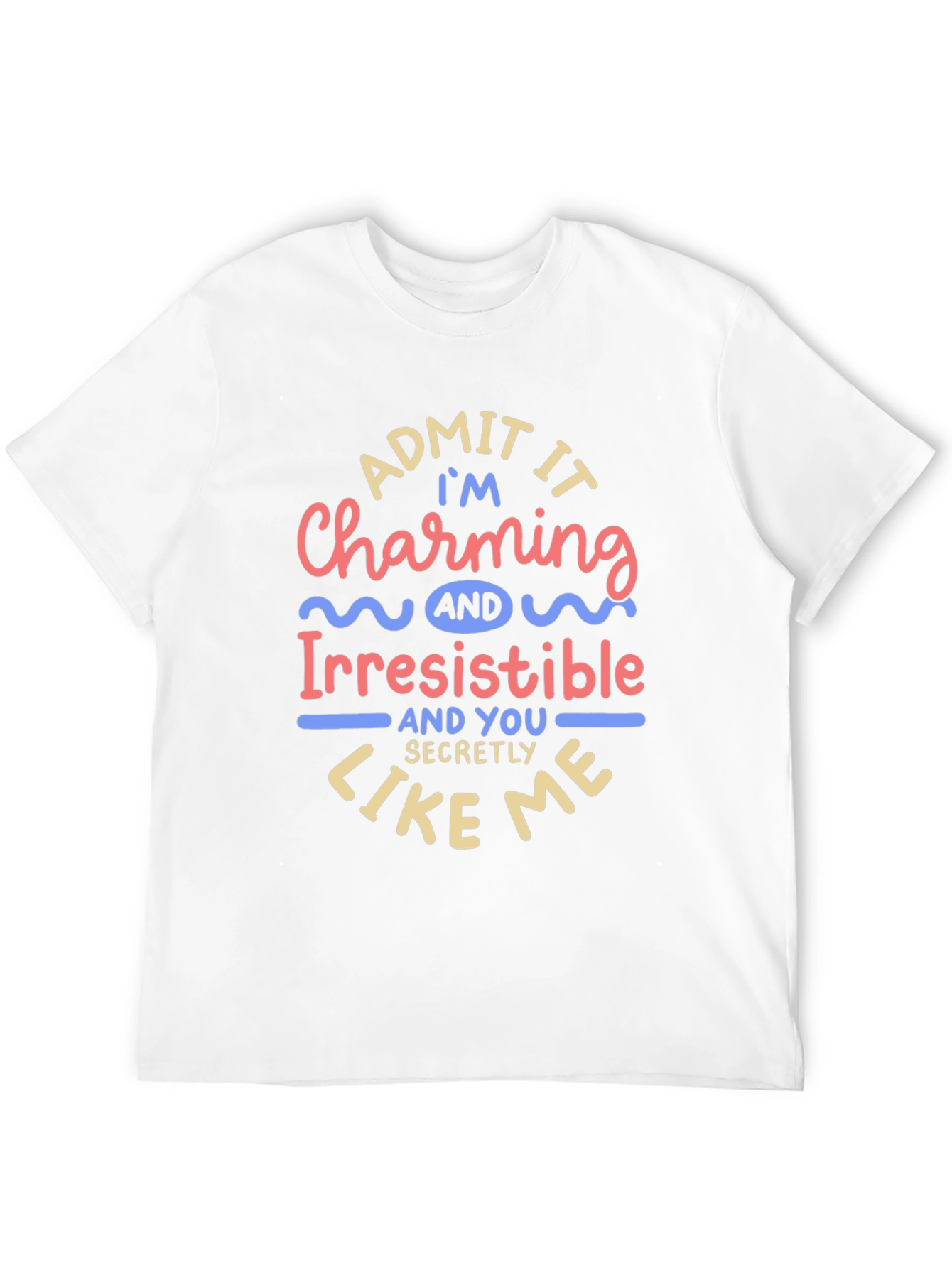 Charming & Irresistible Mens Graphic Tee