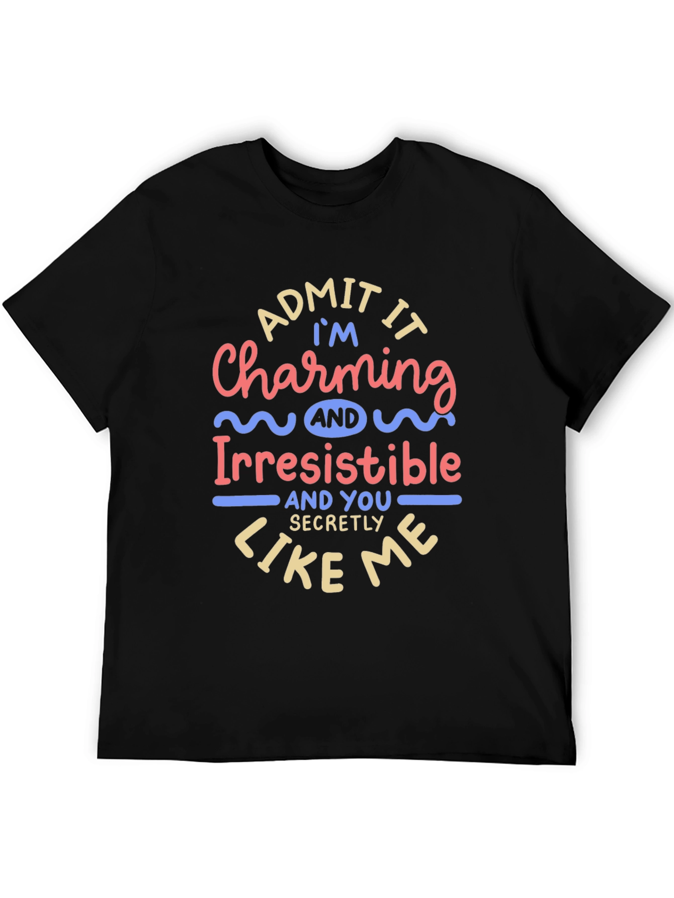 Charming & Irresistible Mens Graphic Tee