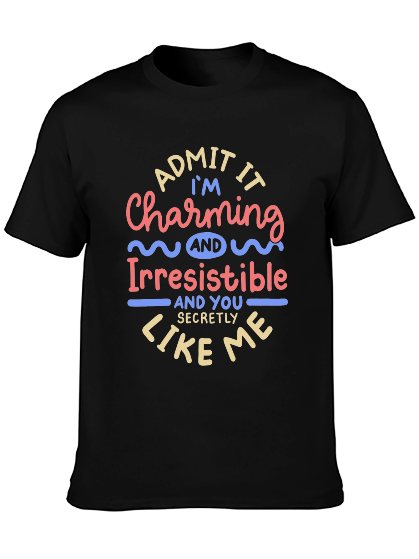 Charming & Irresistible Mens Graphic Tee