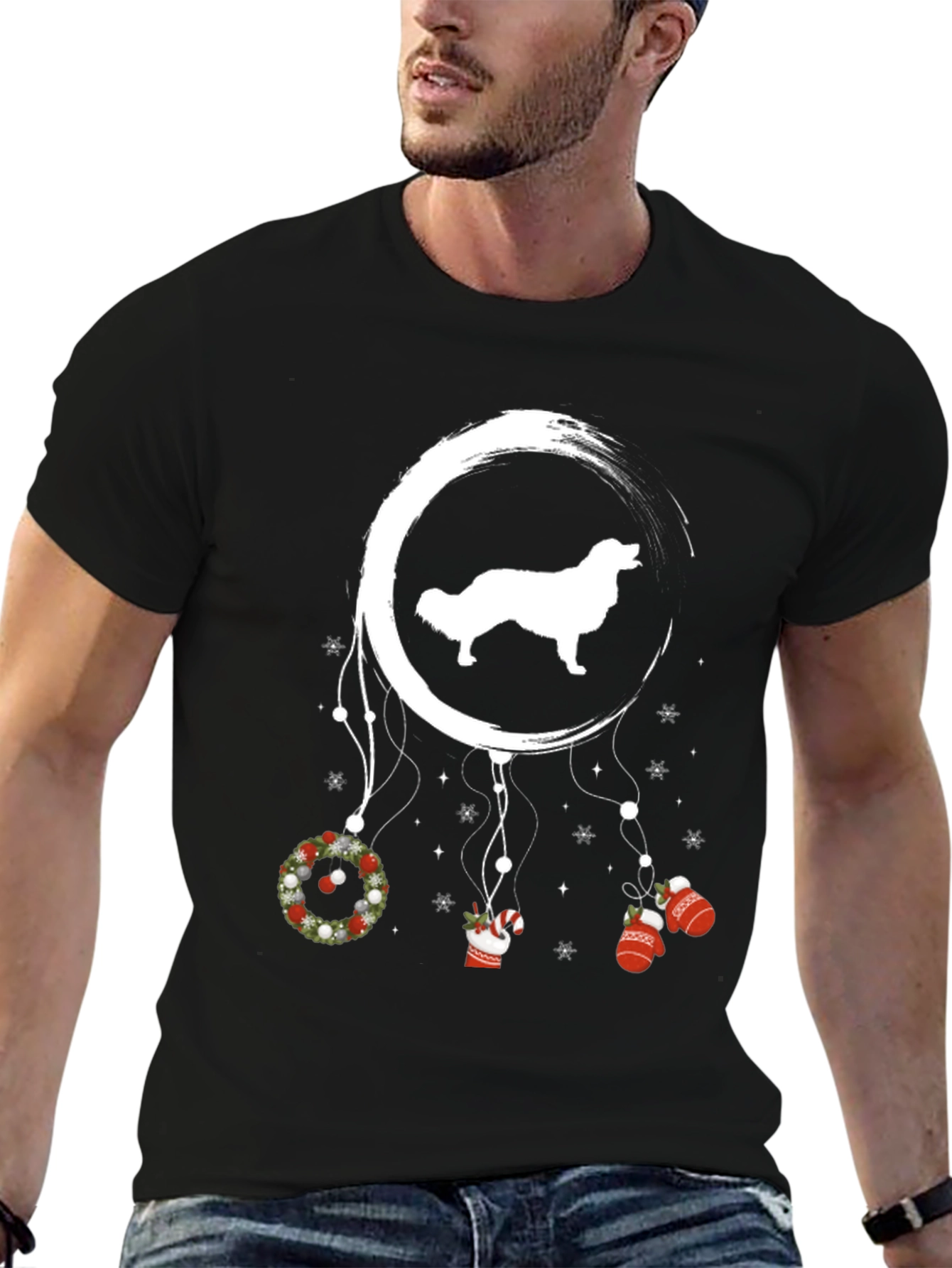 Dog Dreamcatcher Christmas Tee