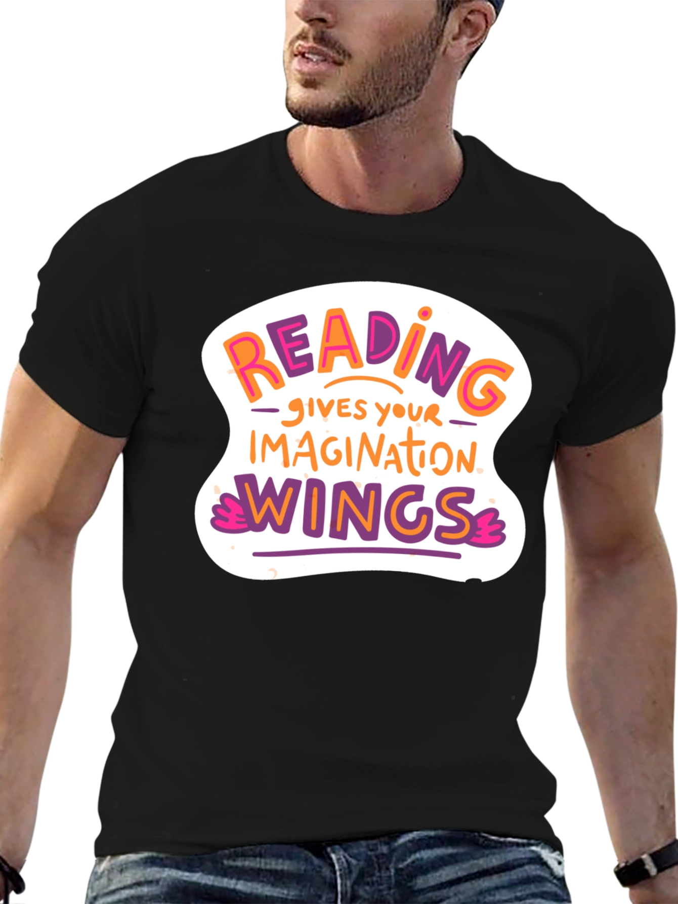 Reading Gives Imagination Wings T-Shirt