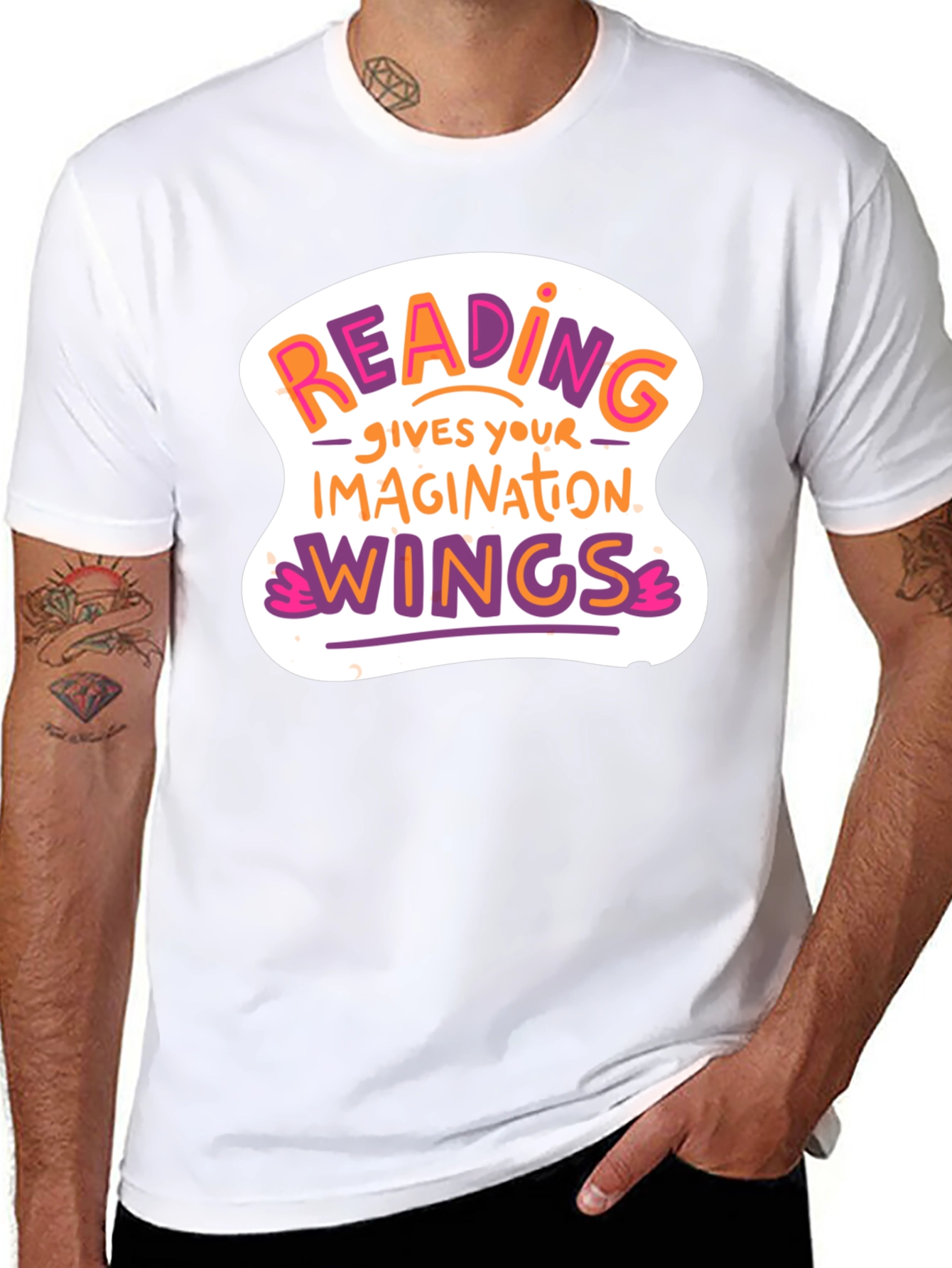 Reading Gives Imagination Wings T-Shirt