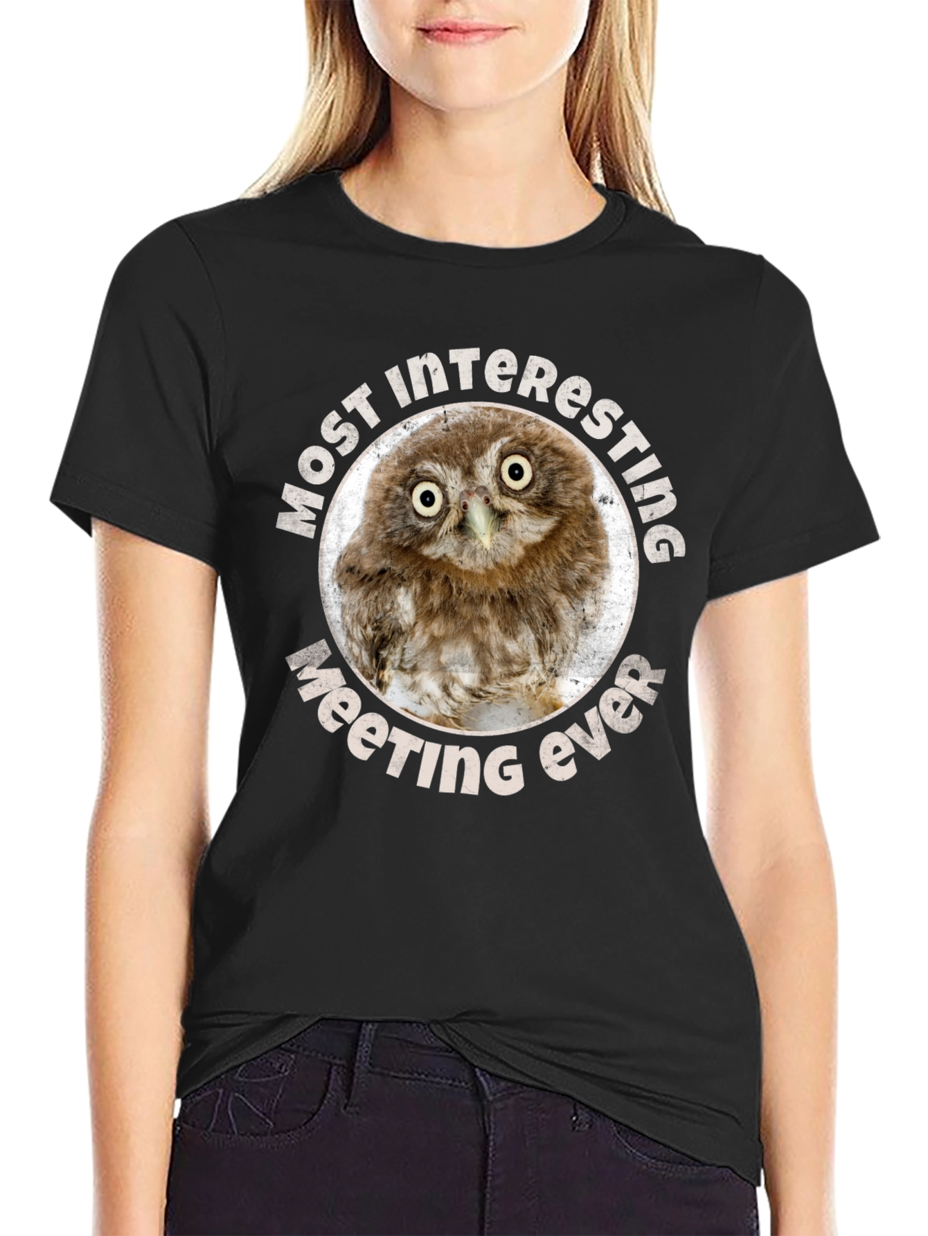 Owl Meeting Ever T-Shirt - Soft Cotton Tee