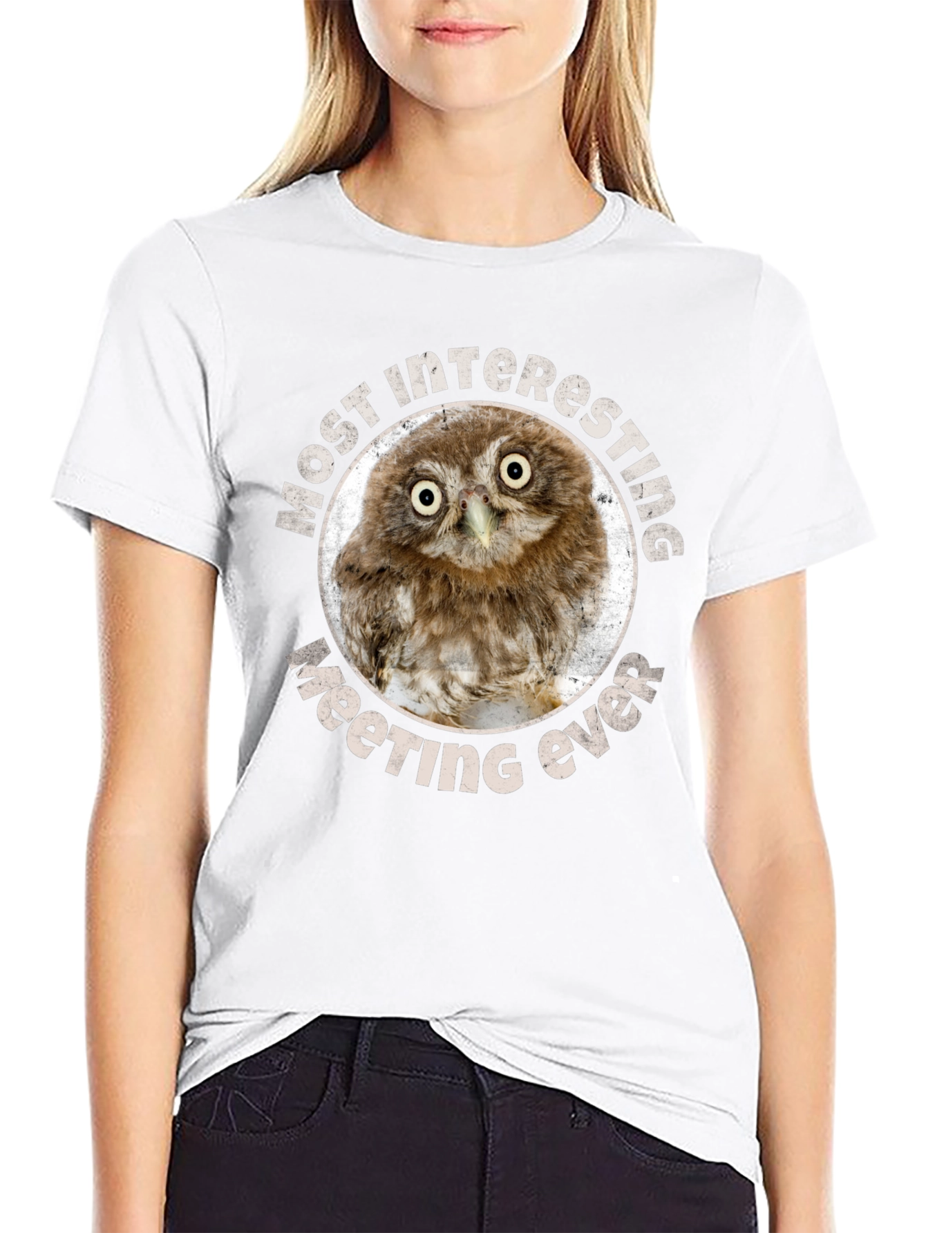 Owl Meeting Ever T-Shirt - Soft Cotton Tee