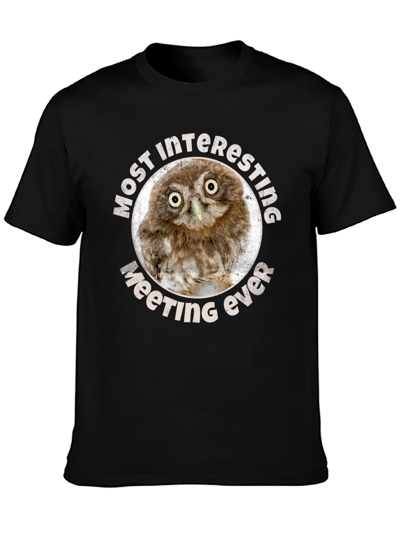 Owl Meeting Ever T-Shirt - Soft Cotton Tee