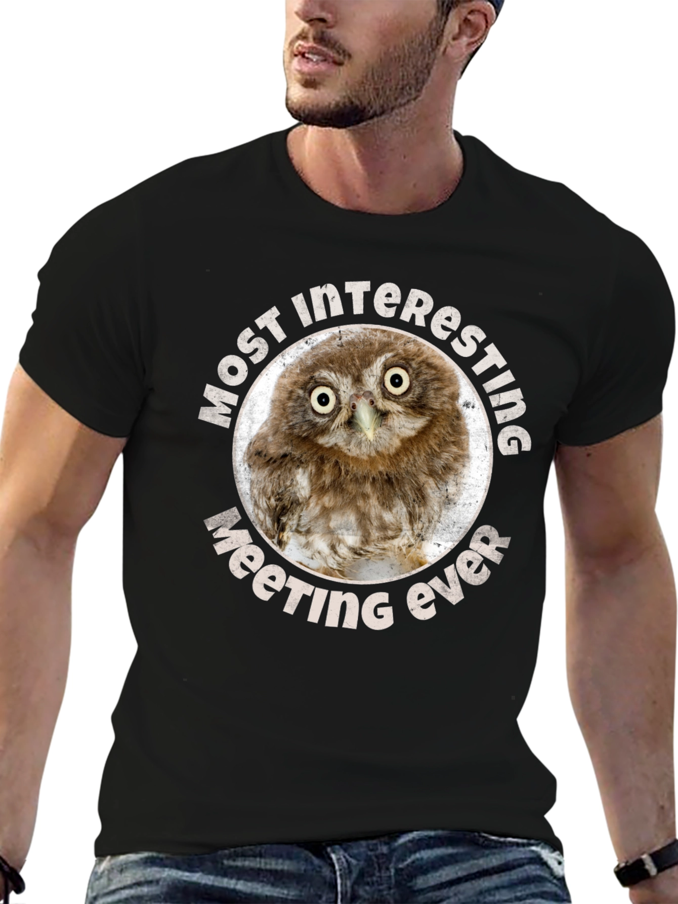 Owl Meeting Ever T-Shirt - Soft Cotton Tee