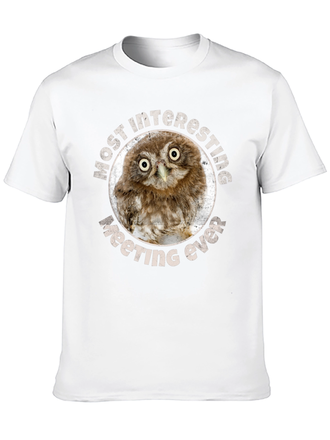Owl Meeting Ever T-Shirt - Soft Cotton Tee