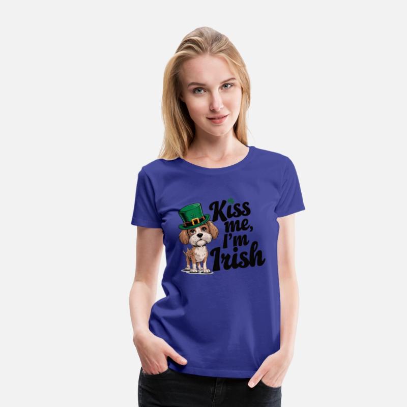 St. Patrick's Day Dog Kiss Me I'm Irish Cute Puppy