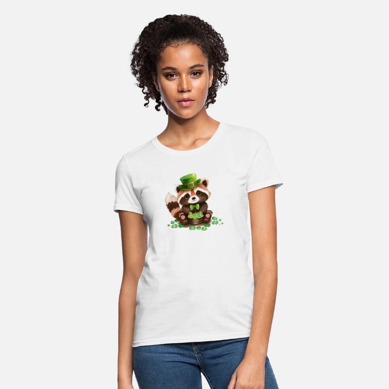 St Patrick's Day Irish Funny Raccoon Saint Patrick