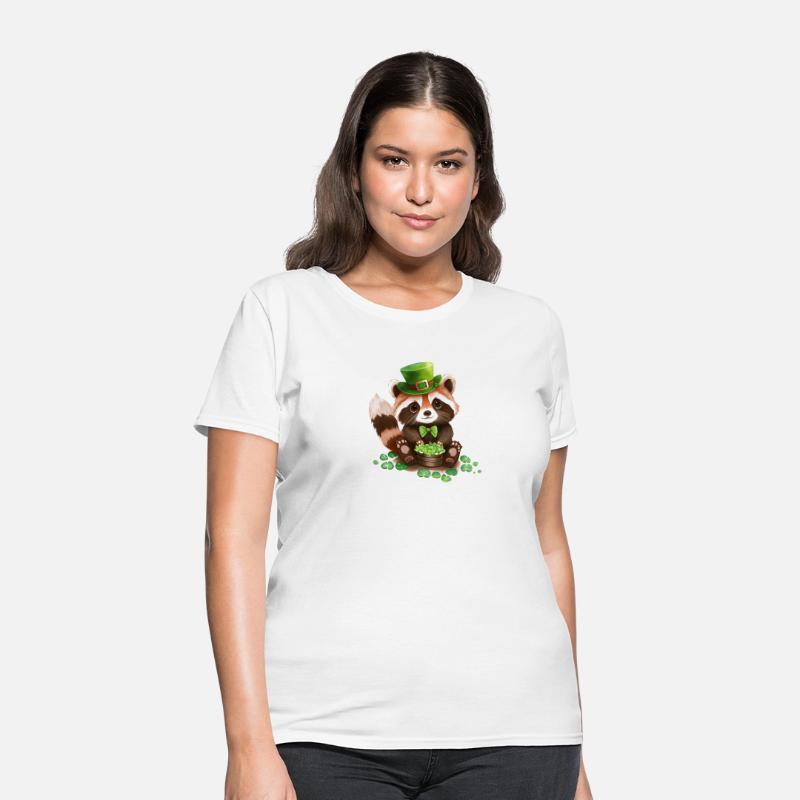 St Patrick's Day Irish Funny Raccoon Saint Patrick