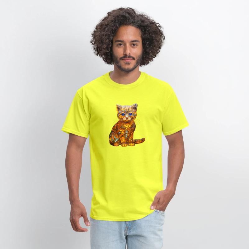 Stained Glass Scottish Fold kitten