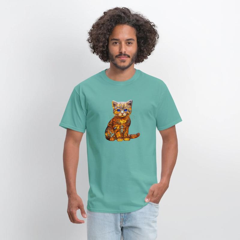 Stained Glass Scottish Fold kitten