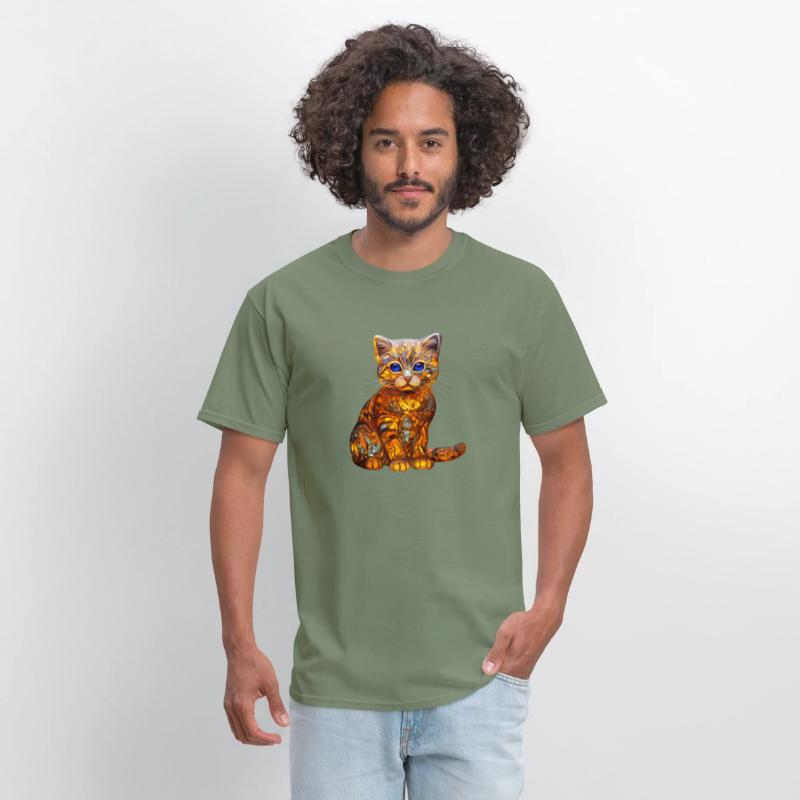 Stained Glass Scottish Fold kitten