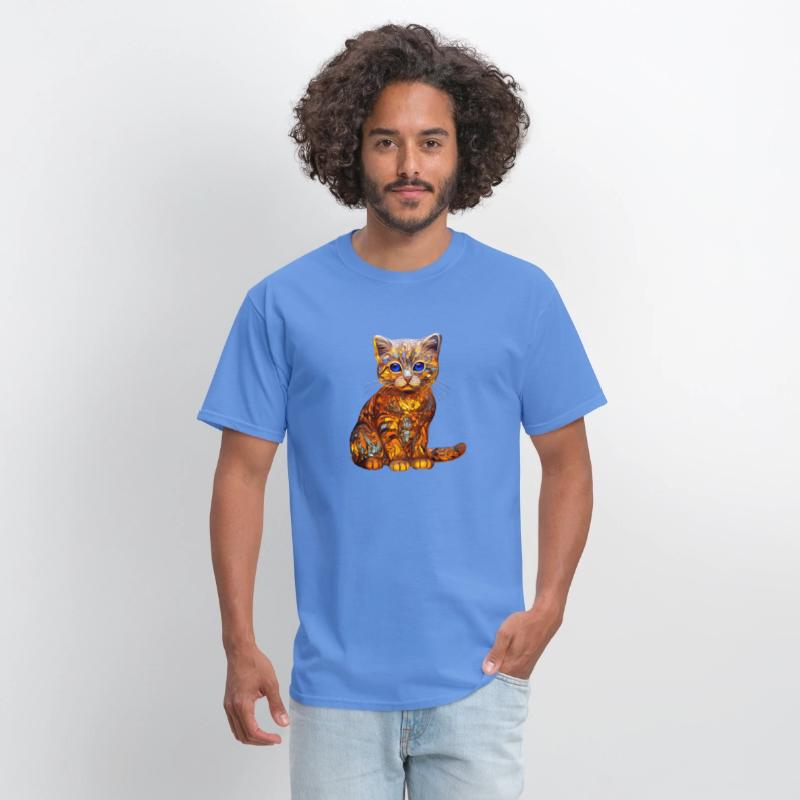Stained Glass Scottish Fold kitten