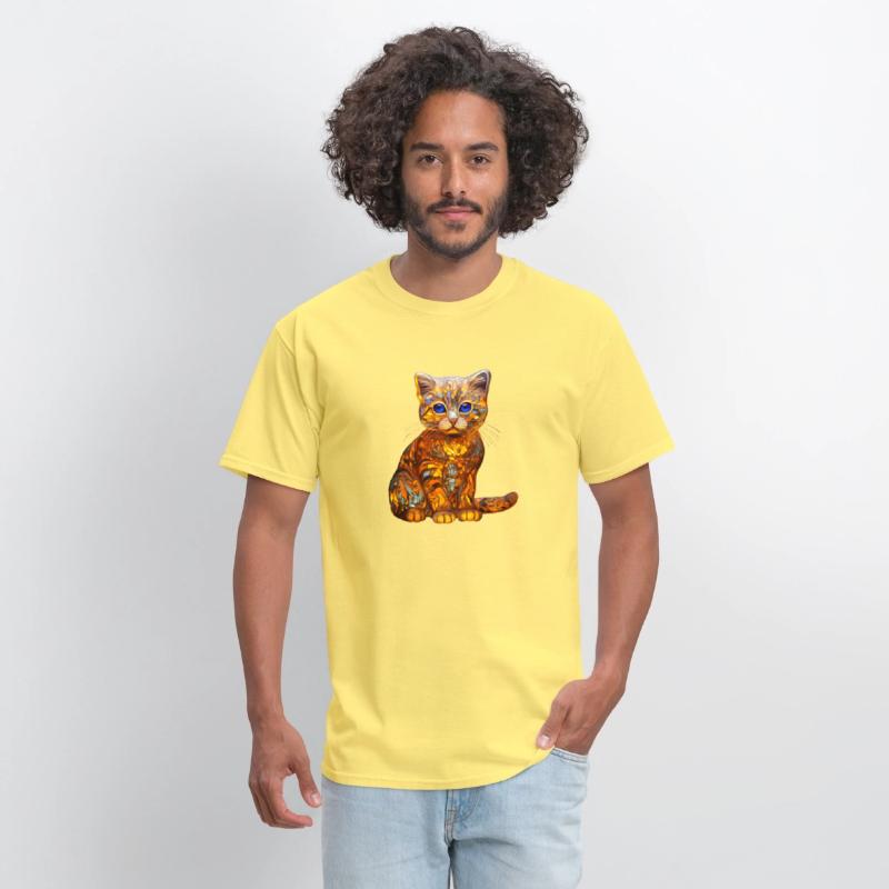 Stained Glass Scottish Fold kitten
