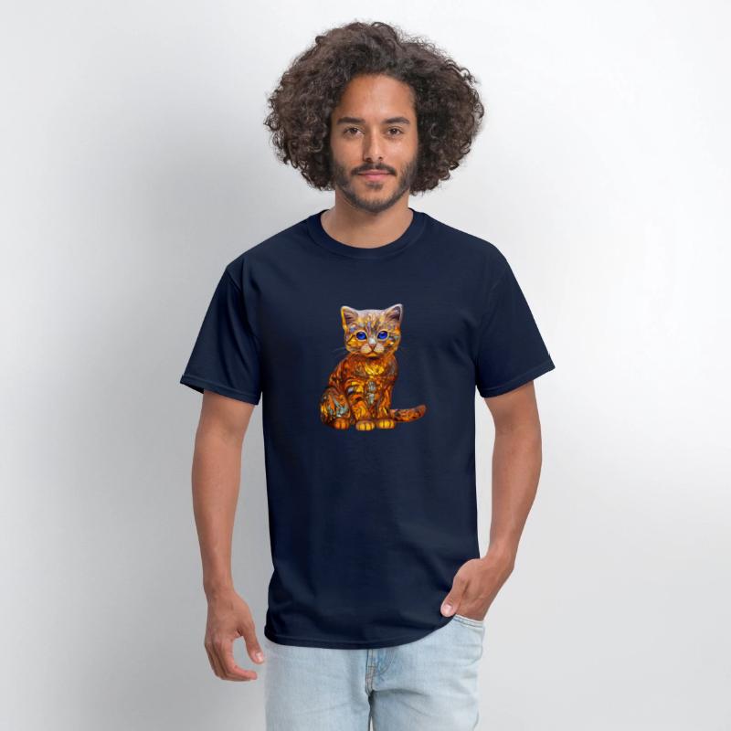Stained Glass Scottish Fold kitten