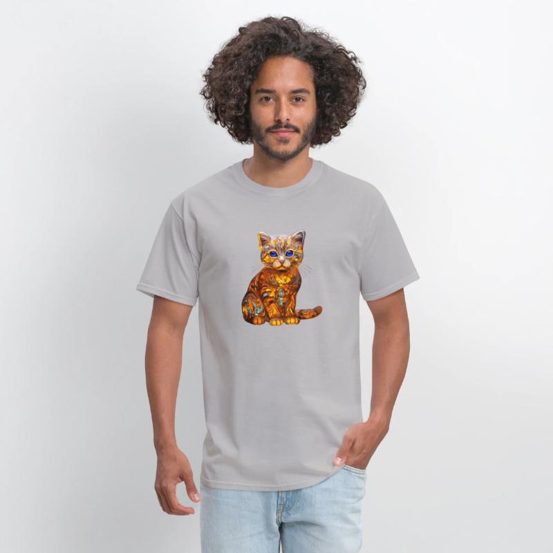 Stained Glass Scottish Fold kitten
