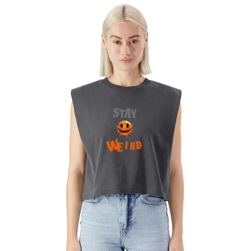 Stay Weird Smiling Design