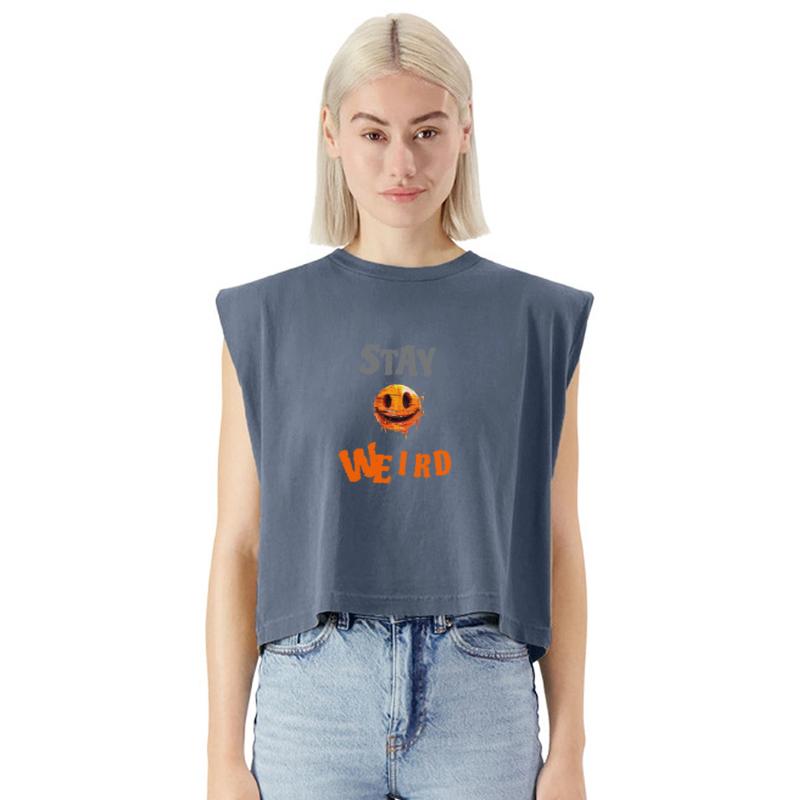 Stay Weird Smiling Design