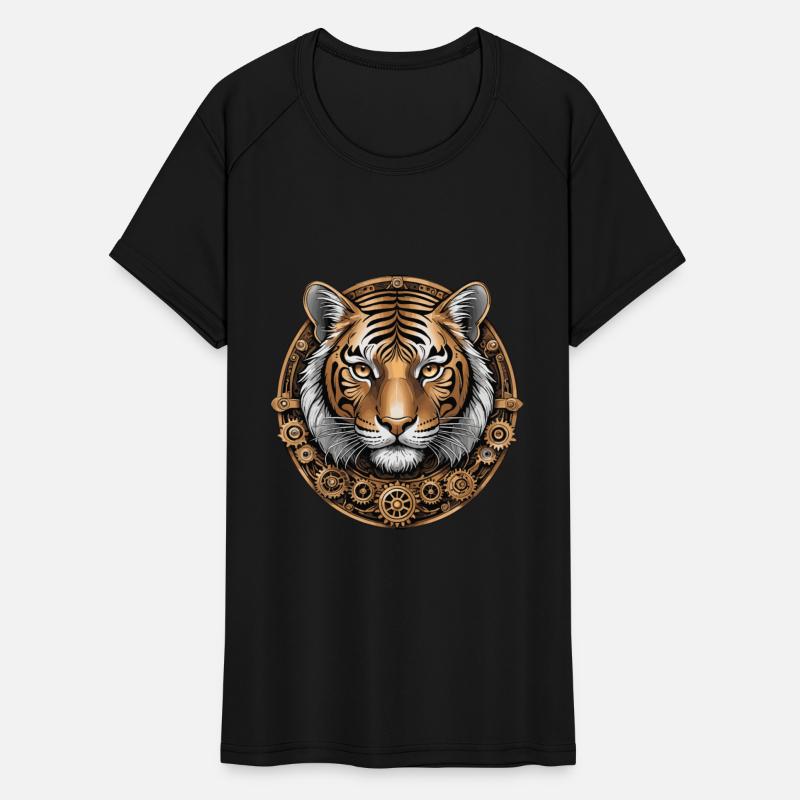 Steampunk Predator - Mechanical Tiger Art